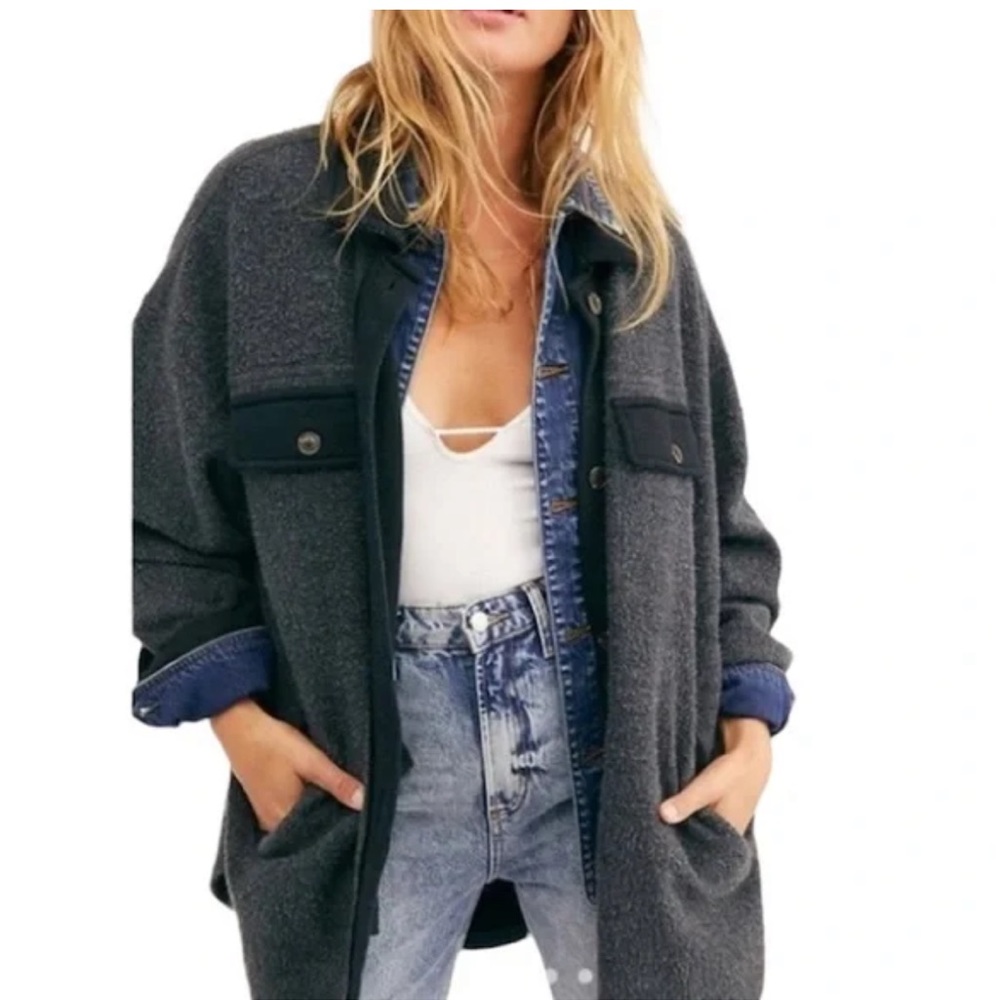 Free People Ruby Over Sized Shacket - image 2